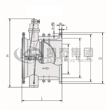 雙瓣蝶式緩閉止回閥